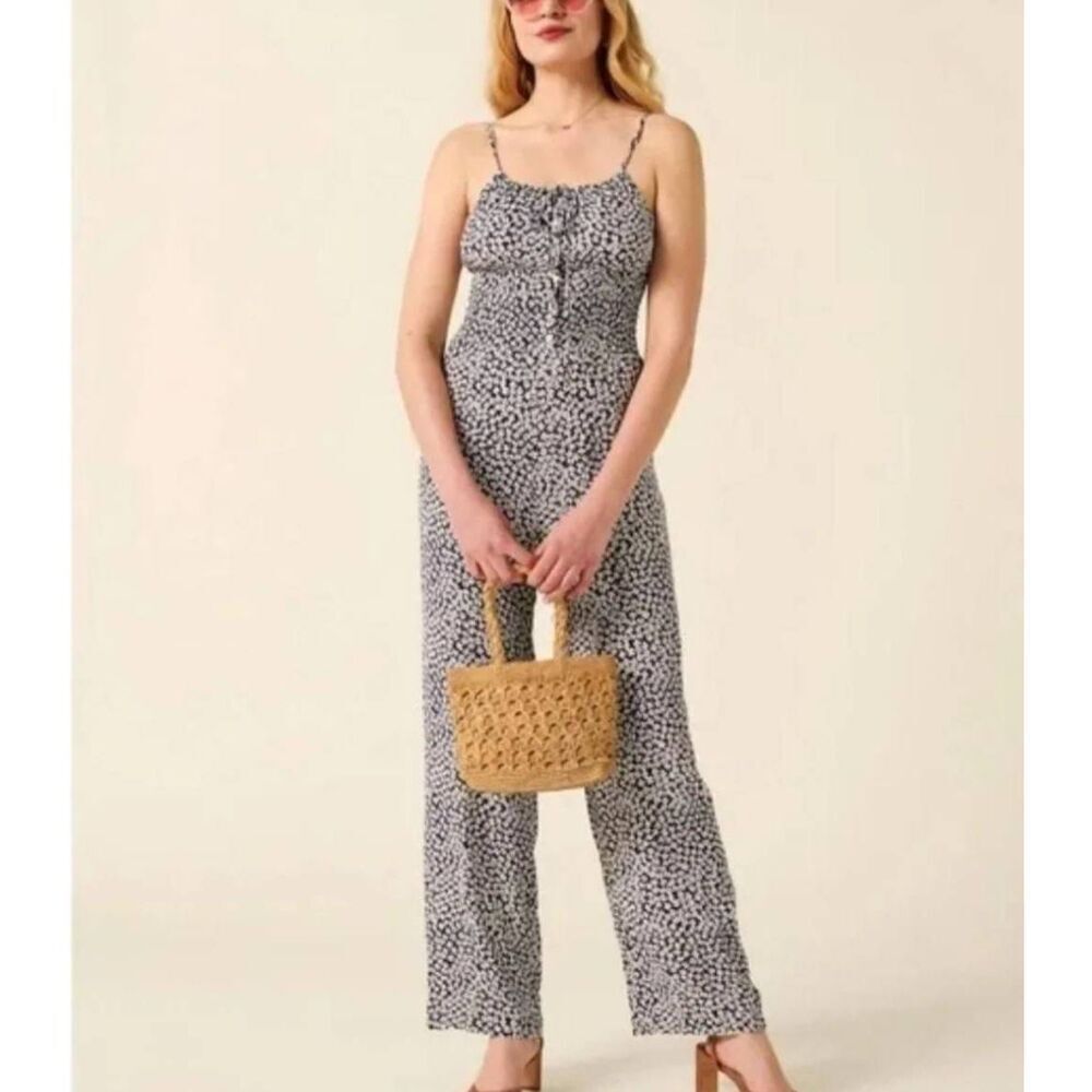 ROUJE PARIS FLORAL DORIANE JUMPSUIT ROMPER Sz 34/US 2